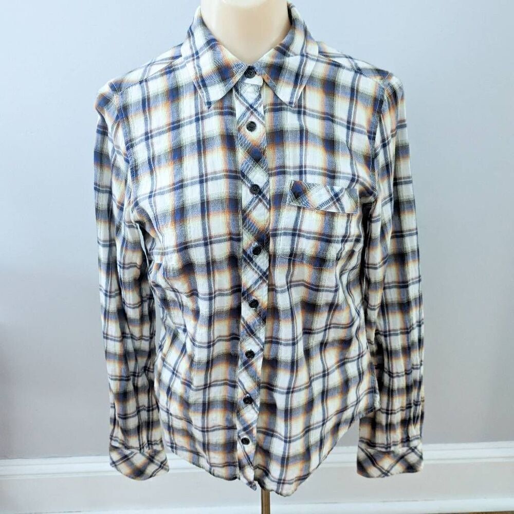 Gap Women's Plaid Button Up Shirt